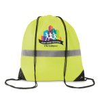 Mochila Roadwork color amarillo fluorescente vista principal