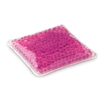 Pack de bolas terapéuticas en bolsa con logo Bolsa Calor Calisphere color rojo transparente segunda vista