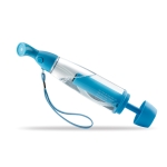 Pulverizador de agua para personalizar con logotipo Santa Cruz color turquesa