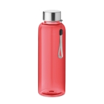 Bidón personalizado reutilizable sin BPA en color 500ml Downtown color rojo transparente