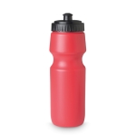 Botellas promocionales de deporte baratas con boquilla 700ml Max color rojo