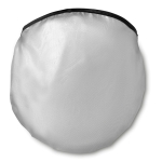 Elegante parasol personalizado para el coche con funda Oase color plateado mate segunda vista