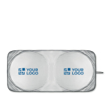 Elegante parasol personalizado para el coche con funda Oase vista de impresión