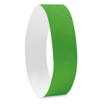 Pulseras Tyvek personalizadas de 19 mm color verde