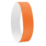 Pulseras Tyvek personalizadas de 19 mm color naranja
