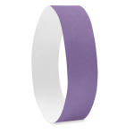 Pulseras Tyvek personalizadas de 19 mm color violeta