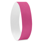 Pulseras Tyvek personalizadas de 19 mm color fucsia