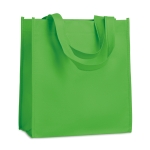 Bolsas serigrafiadas baratas non-woven asas cortas 80g/m2 Colors Short color verde