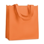 Bolsas serigrafiadas baratas non-woven asas cortas 80g/m2 Colors Short color naranja