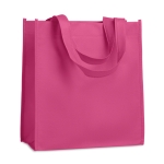 Bolsas serigrafiadas baratas non-woven asas cortas 80g/m2 Colors Short color fucsia