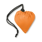 Bolsa de la compra publicitaria plegable de poliéster 210D Strawberry color naranja segunda vista