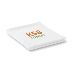 Toallas de microfibra personalizadas pequeñas Microfibra Workout color blanco vista principal segunda vista