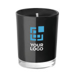 Vela Ambiance color negro vista de impresión