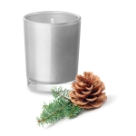 Vela Ambiance color plateado mate cuarta vista