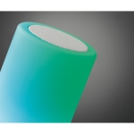 Altavoces publicitarios con Bluetooth y luz de 6 colores Party color blanco segunda vista fotografía