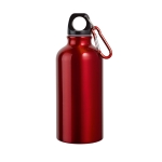 Botella de aluminio pequeña en colores brillantes 400ml Cruiser color rojo