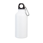 Botella de aluminio pequeña en colores brillantes 400ml Cruiser color blanco