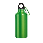 Botella de aluminio pequeña en colores brillantes 400ml Cruiser color verde claro