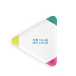 Marcador fluorescente con verde, fucsia y amarillo Triangle Green vista principal