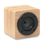 Altavoz promocional barato de madera con amplificador Eco Mini color madera
