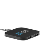 Cargador wireless para móvil de diseño cuadrado ChargePad vista de impresión