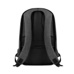 Mochila de poliéster para portátil con puerto USB 13'' Energize color negro cuarta vista
