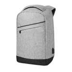 Mochila de poliéster para portátil con puerto USB 13'' Energize color gris