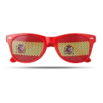 Gafas publicitarias con diseño de banderas de países Fanclub color rojo