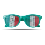 Gafas publicitarias con diseño de banderas de países Fanclub color verde
