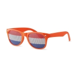 Gafas publicitarias con diseño de banderas de países Fanclub color naranja segunda vista