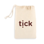 Set de 3 rompecabezas en bolsa de algodón para clientes Unhook color beige segunda vista principal