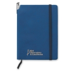 Libreta Uptown color azul vista principal segunda vista