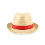 Sombreros de paja personalizados clásicos de Ø27 Original color rojo