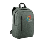 Mochilas para empresas para portátil de calidad 14'' GreyStone color gris imagen con logo