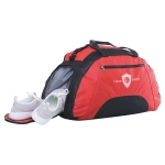 Bolsas para gimnasio compactas y en varios colores Crossfit color rojo imagen con logo 4