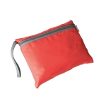 Mochilas plegable con ripstop y bolsillo frontal Basic Fold color rojo tercera vista