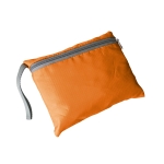 Mochilas plegable con ripstop y bolsillo frontal Basic Fold color naranja tercera vista