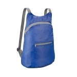 Mochilas plegable con ripstop y bolsillo frontal Basic Fold color azul real