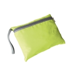 Mochilas plegable con ripstop y bolsillo frontal Basic Fold color verde claro tercera vista