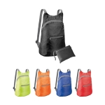 Mochilas plegable con ripstop y bolsillo frontal Basic Fold varios colores