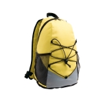 Mochila de viaje con bolsillos de red y asas acolchadas Trekking color amarillo