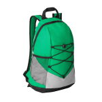 Mochila de viaje con bolsillos de red y asas acolchadas Trekking color verde