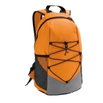 Mochila de viaje con bolsillos de red y asas acolchadas Trekking color naranja