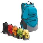 Mochila de viaje con bolsillos de red y asas acolchadas Trekking varios colores