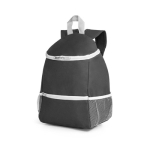 Mochila nevera personalizada con bolsillos de malla Discover color negro