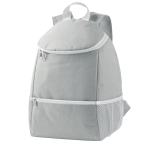 Mochila nevera personalizada con bolsillos de malla Discover color gris