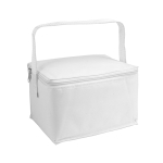 Bolsa nevera para publicidad para llevar 6 latas Polar color blanco