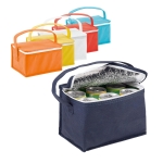 Nevera publicitaria barata non-woven con capacidad para 6 latas Frigid varios colores