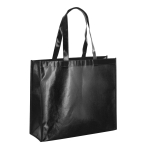 Bolsas baratas non woven con laminado brillante 110 g/m2 Colors color negro