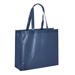 Bolsas baratas non woven con laminado brillante 110 g/m2 Colors color azul